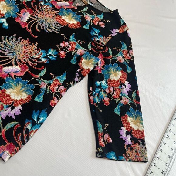 Easywear By Chico’s Floral Top Blouse Size 3 US XL - Picture 3 of 8